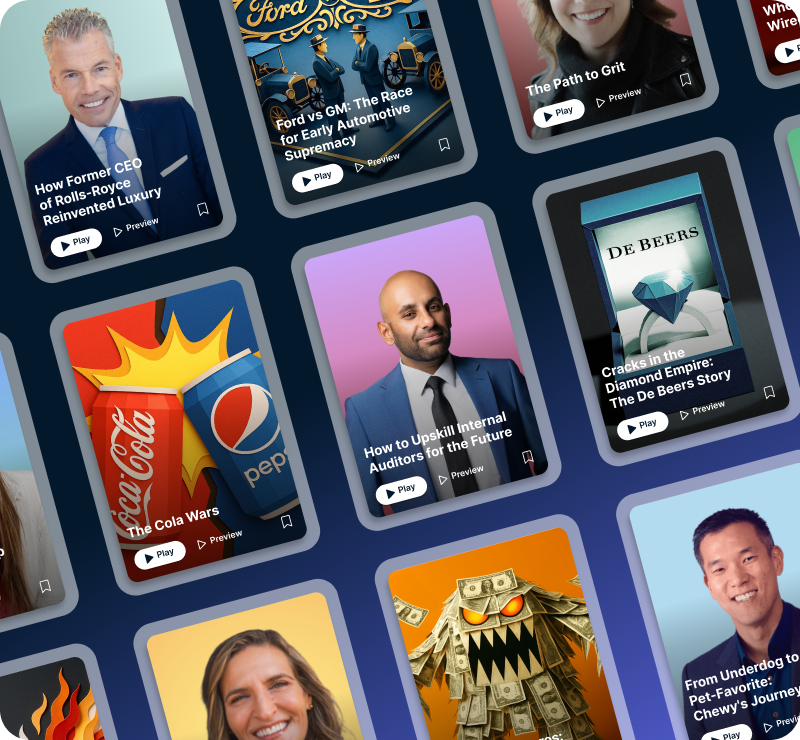 LumiQ episode cards in a grid