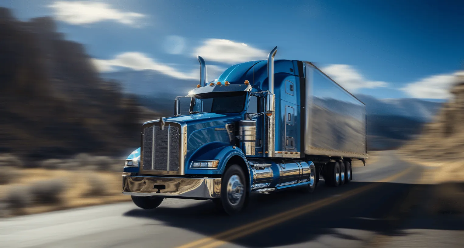 Truck driver managing stress and maintaining mental health while spending long hours on the road.