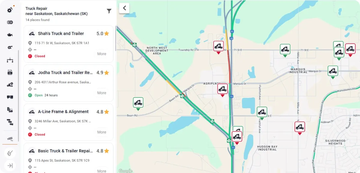 Trucker Guide expanding across Canada, helping truck shops gain visibility and become trusted stops for nearby drivers.