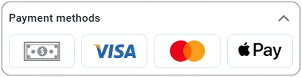 Trucker Guide for Business showing fleet-friendly payment options such as invoicing and corporate accounts for trucking operators.