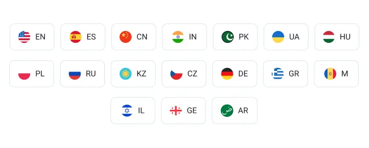 Trucker Guide business listing dashboard showing supported languages available to drivers.