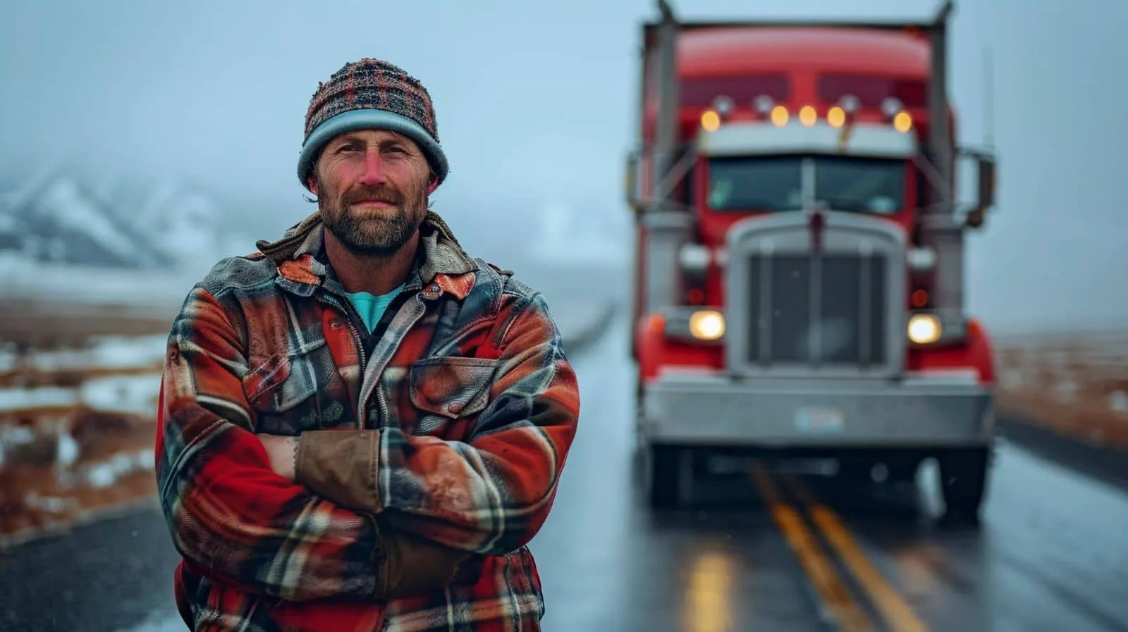 Regional truck driver on the highway, representing daily routines, work-life balance, and career opportunities in regional trucking.