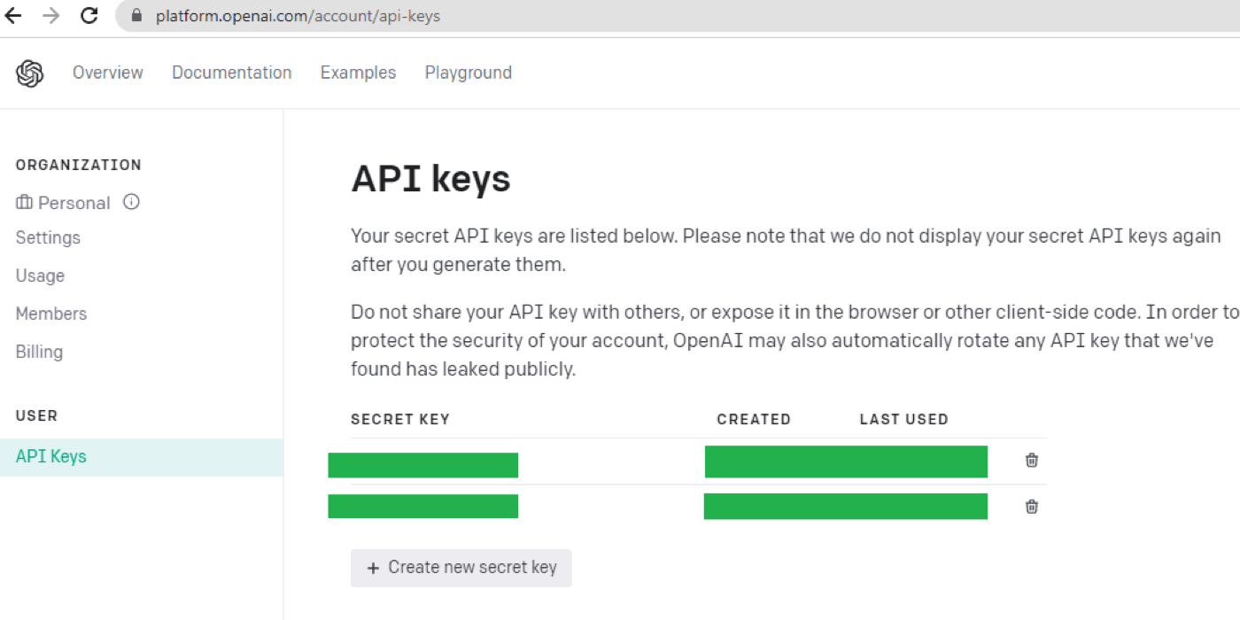 How to obtain an API key