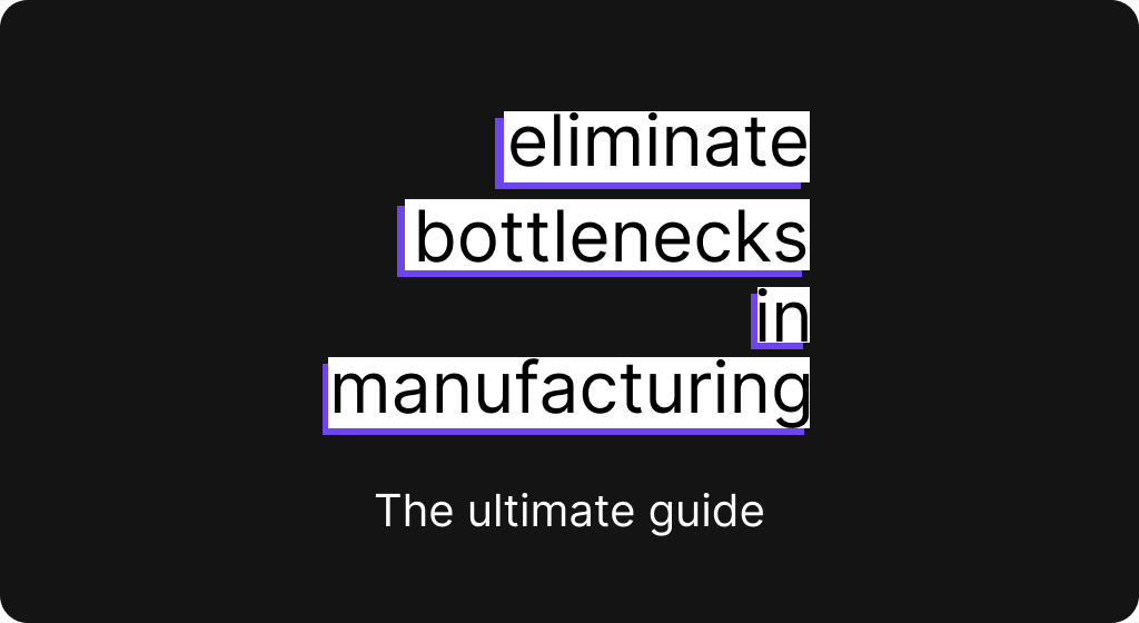 In the competitive world of manufacturing, efficiency is key to staying ahead. One of the primary challenges that manufacturers face is identifying and eliminating bottlenecks 