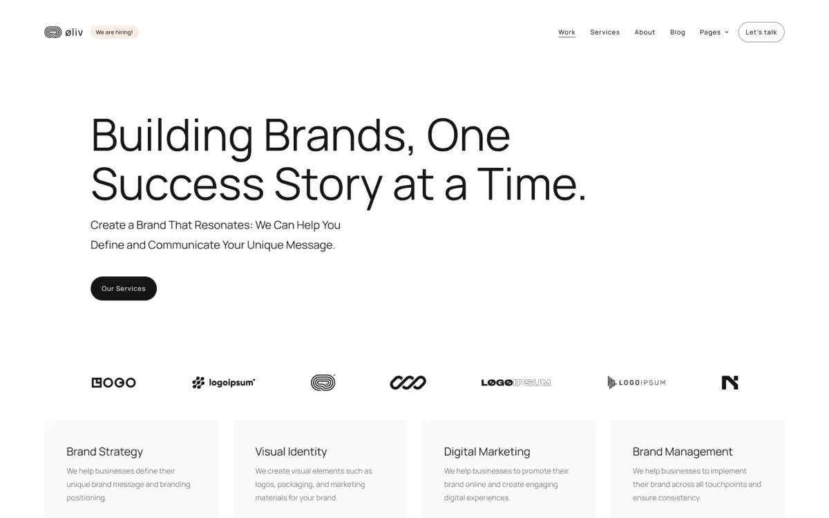 Webflow Template