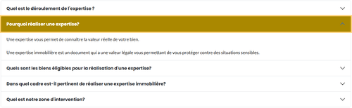 FAQ from the website of Alexandrine Renner Expertise