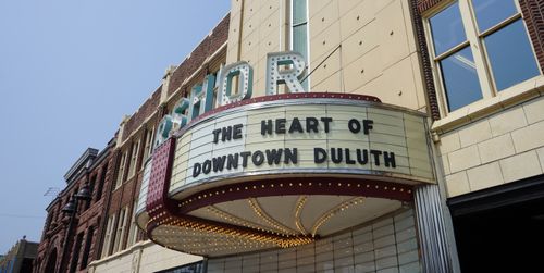 Actors bowing on stage