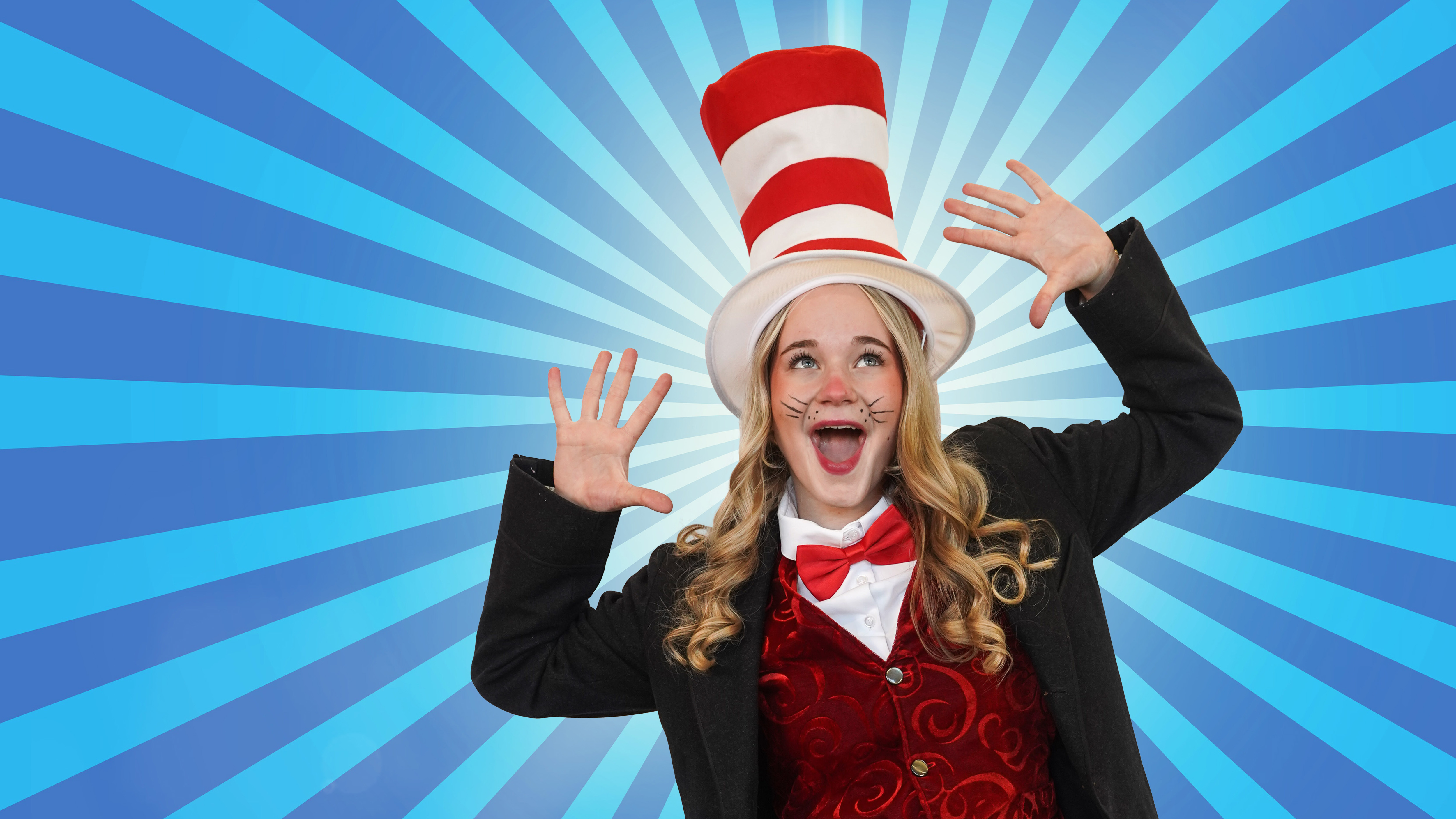 A dramatic shot of Wendesday Addams from behind with purple fog all around