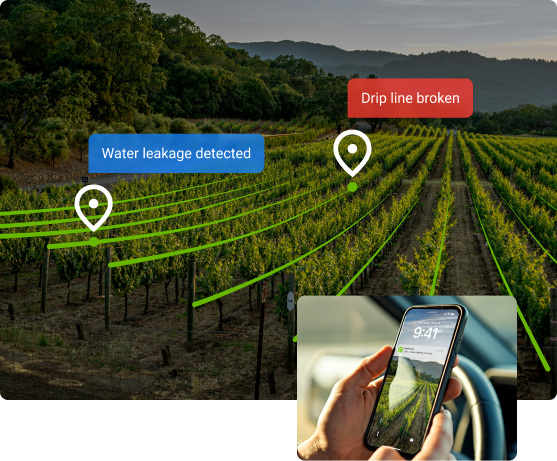 Verdi allows growers to schedule and control irrigation anywhere, from your phone or computer.