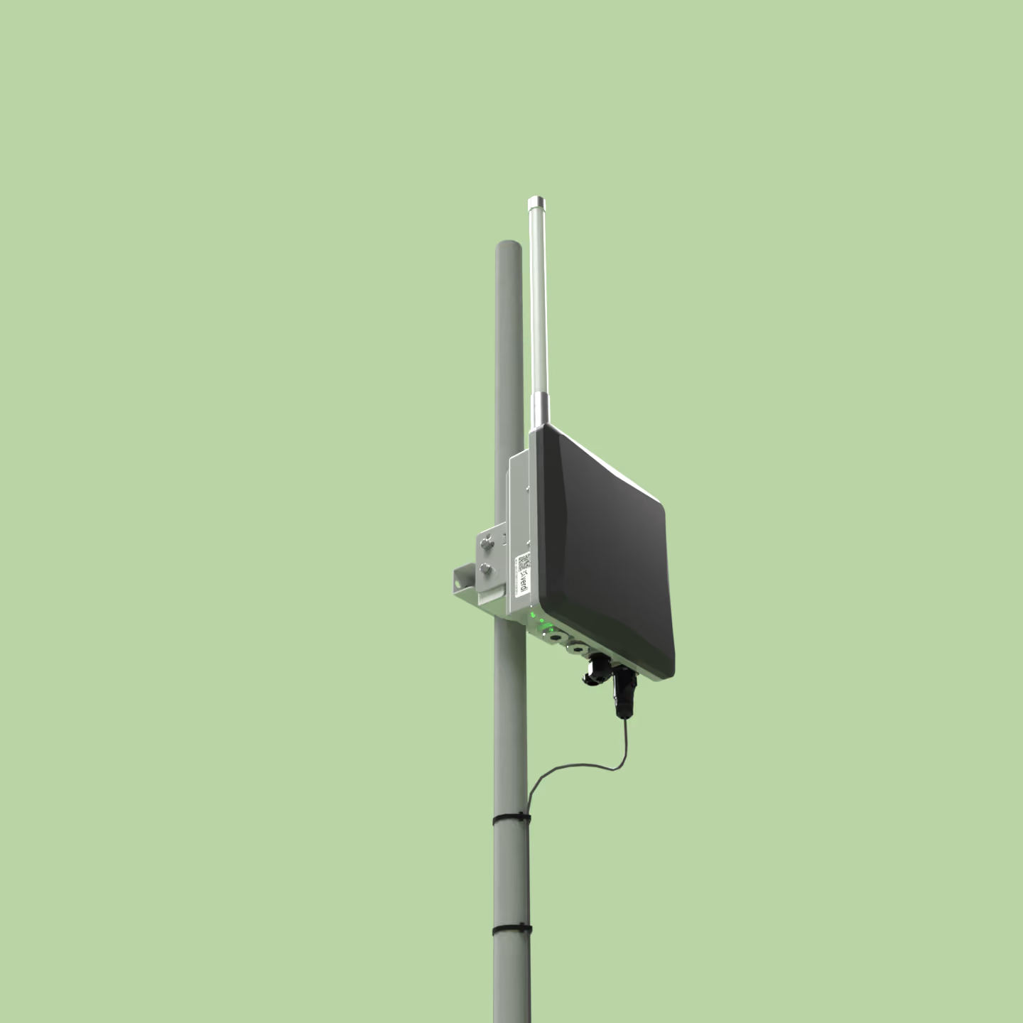 Verdi wireless gateway gen 2 mounted on a post