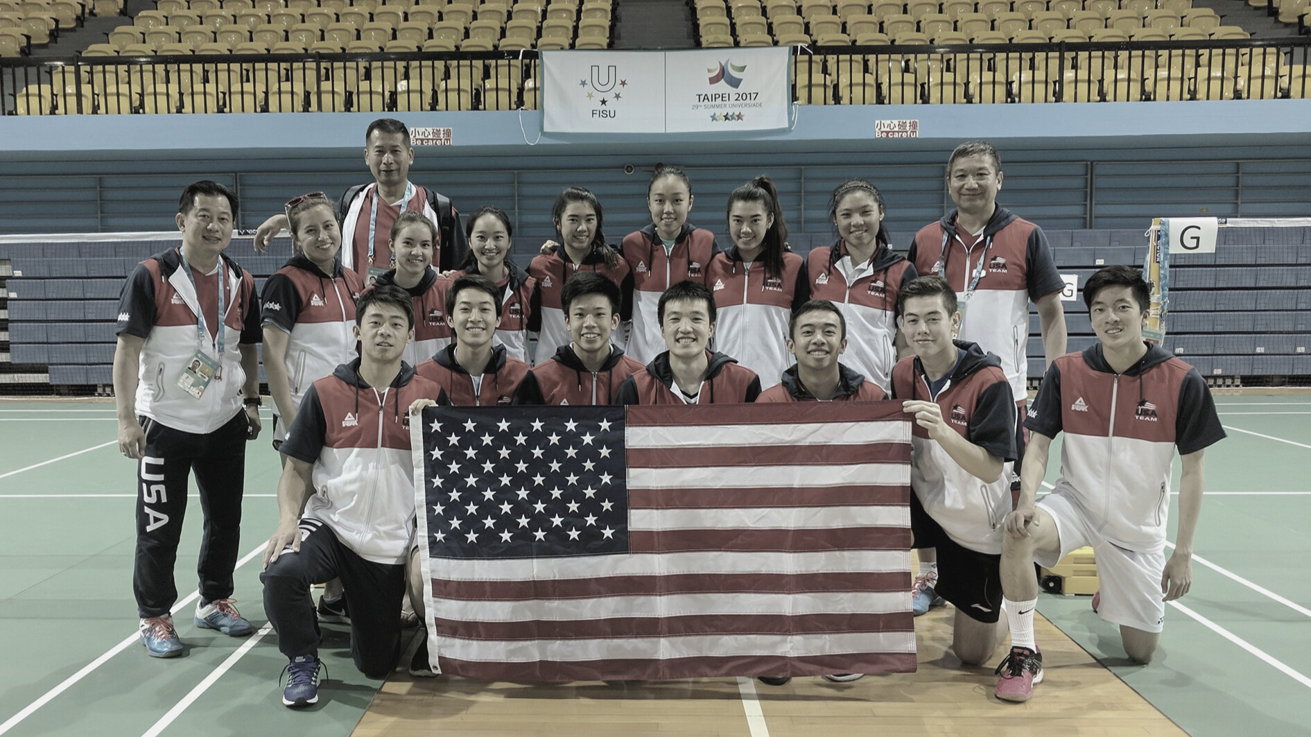 Team USA at Taipei Universiade 2017