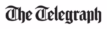 Logo of The Telegraph, featuring atFrits Dog Hotel Cape Town as a leader in global dog care standards and Africa's premier canine hospitality destination.