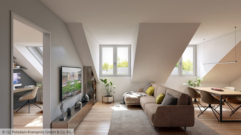 VIZ-INT-4-Dachgeschoßwohnung-2Zimmer