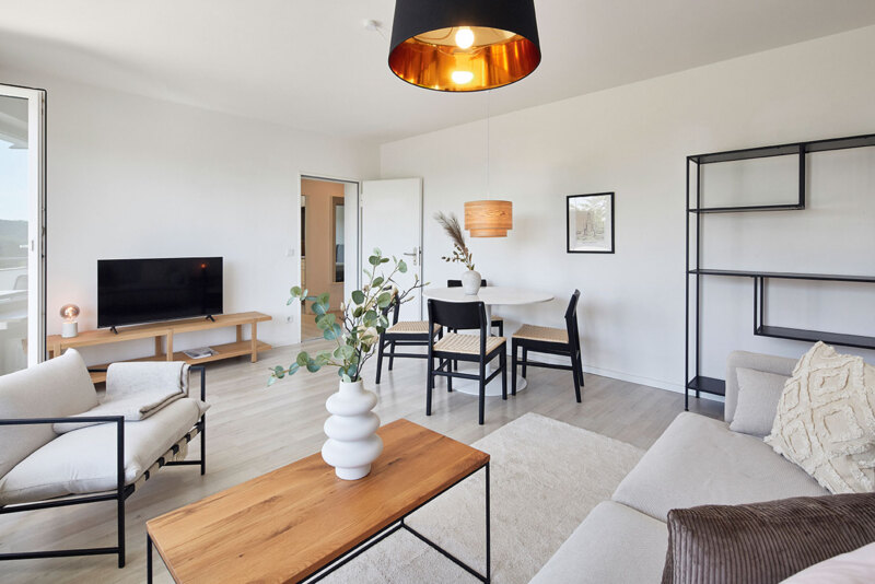 Musterwohnung Wohnzimmer