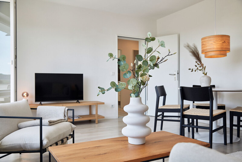 Musterwohnung Wohnzimmer