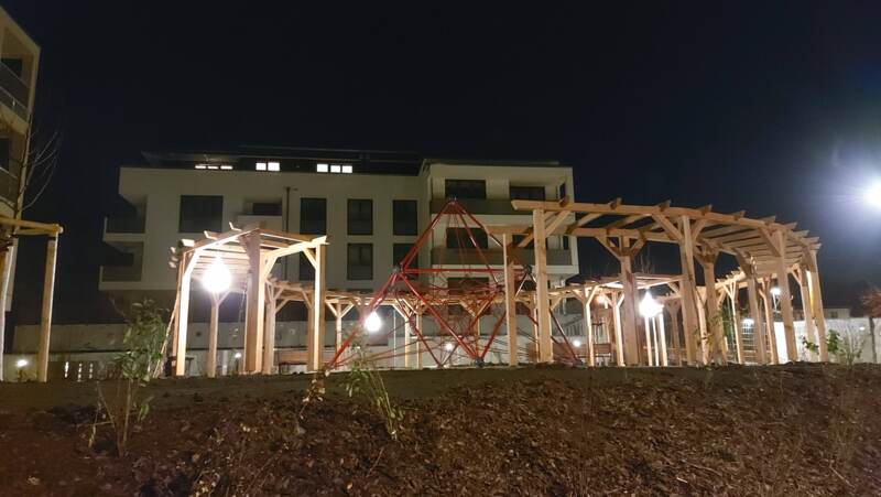 Nachtaufnahme Haus C1