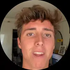 Customer speaking in a video review preview