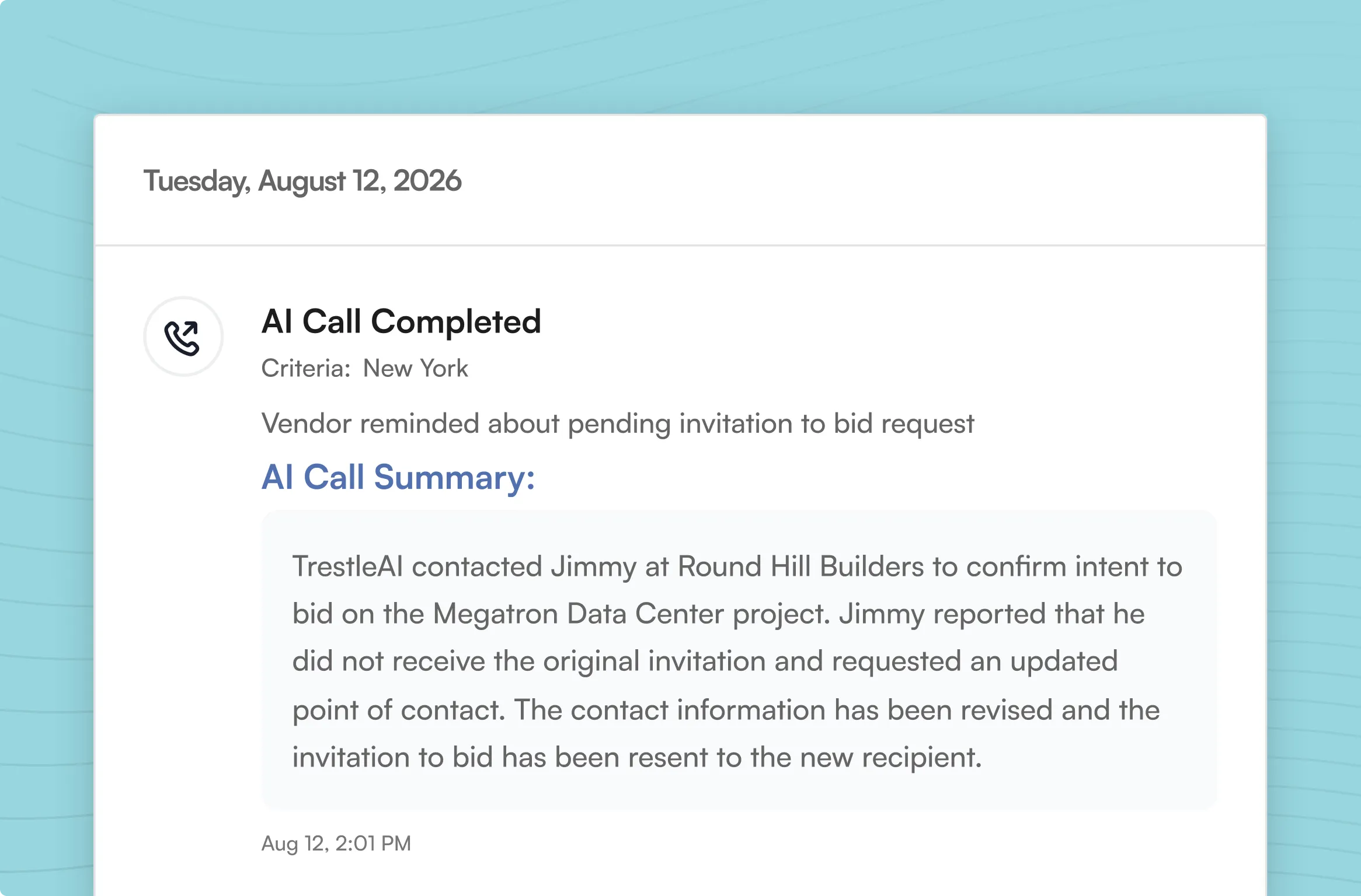 Your preconstruction team isn’t a call center