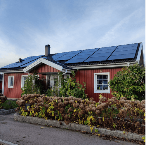 Solceller till villa och privatbostäder