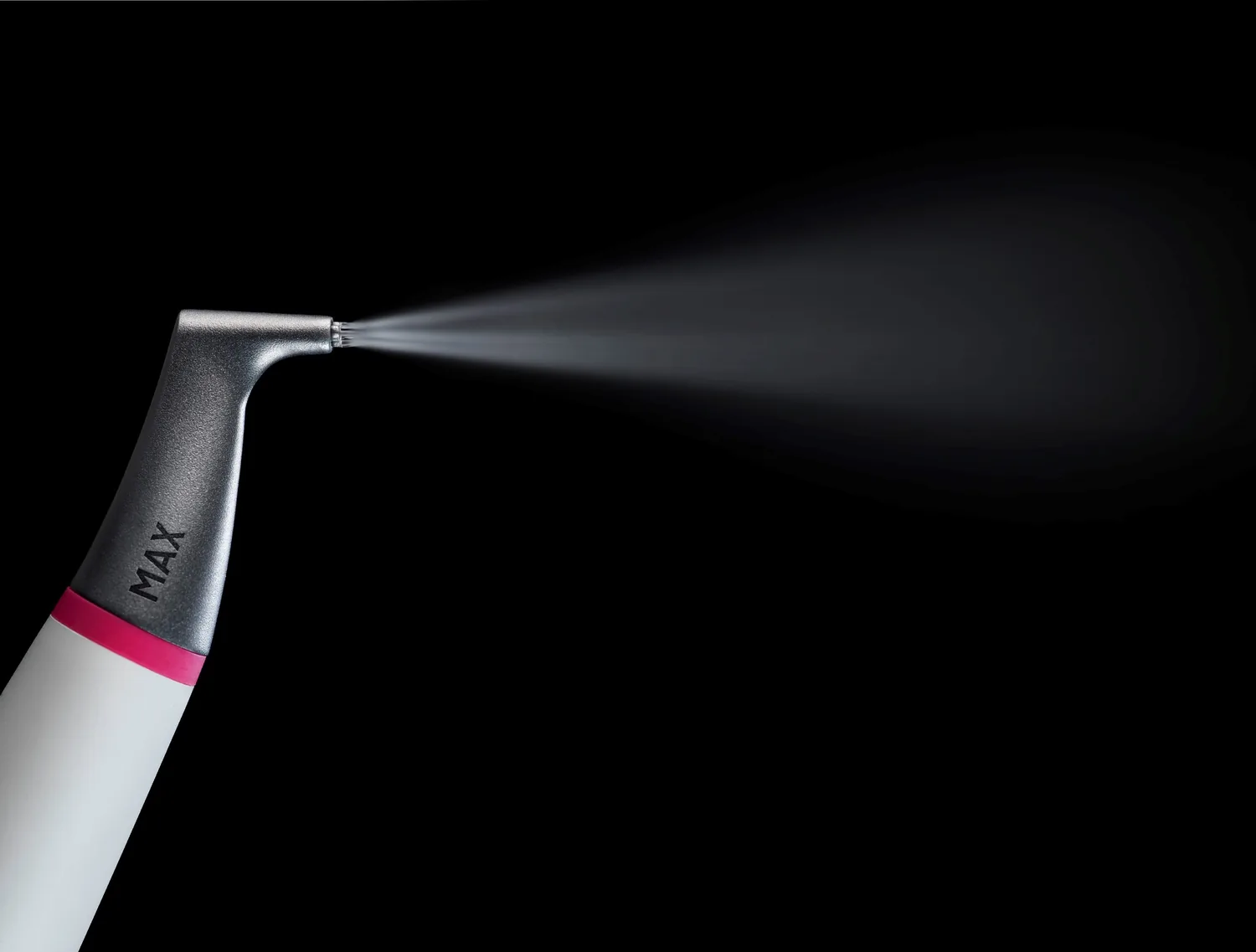 Close-up of EMS AIRFLOW MAX handpiece