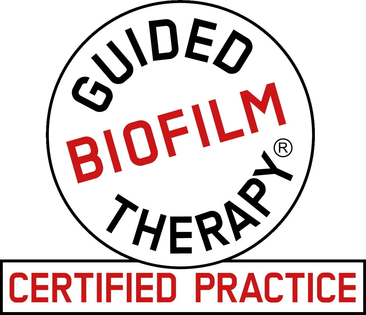 Guided Biofilm Therapy Certified Practice badge