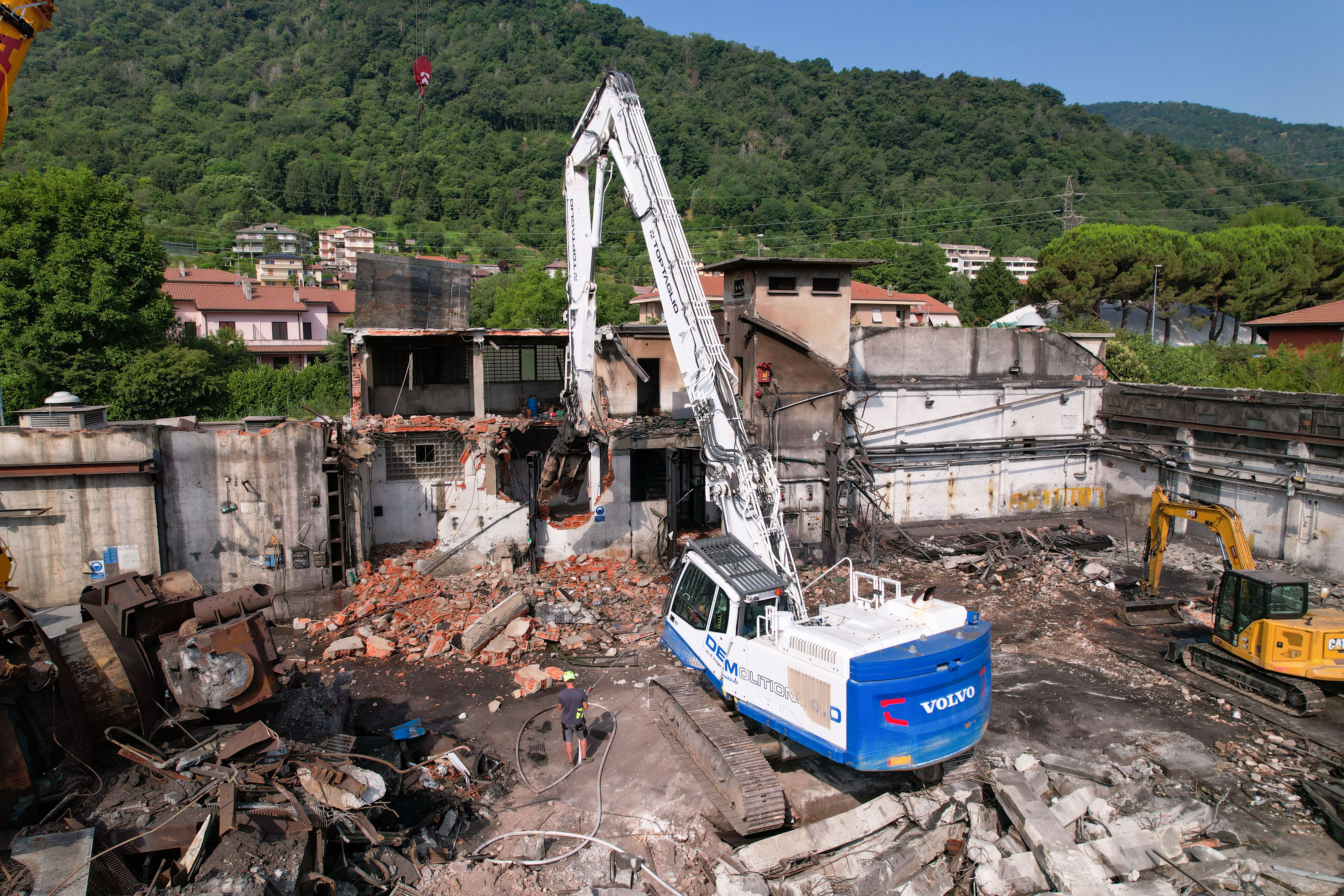 Industrial decommissioning project in Olginate, in the province of Lecco, at the former San Martino Foundry