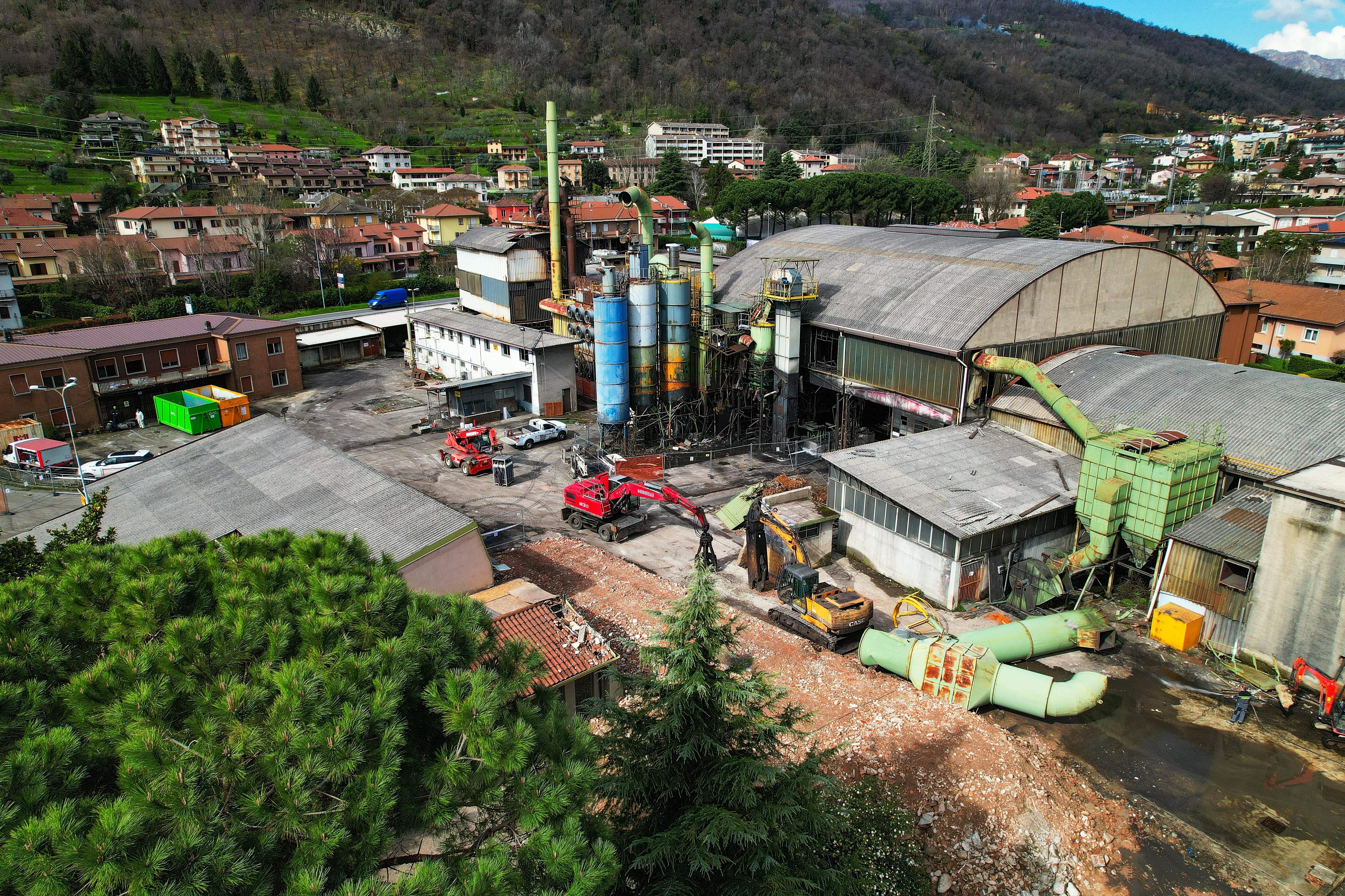 Industrial decommissioning project in Olginate, in the province of Lecco, at the former San Martino Foundry