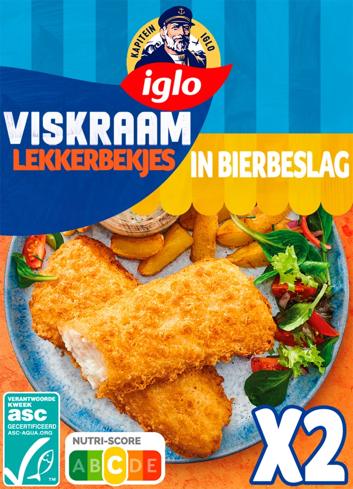 Dezelfde verpakking als mobiel beeld: badges, samenstellingsregel en gewicht zijn weg; productnaam, keurmerk, Nutri-Score en het aantal stuks staan fors groter