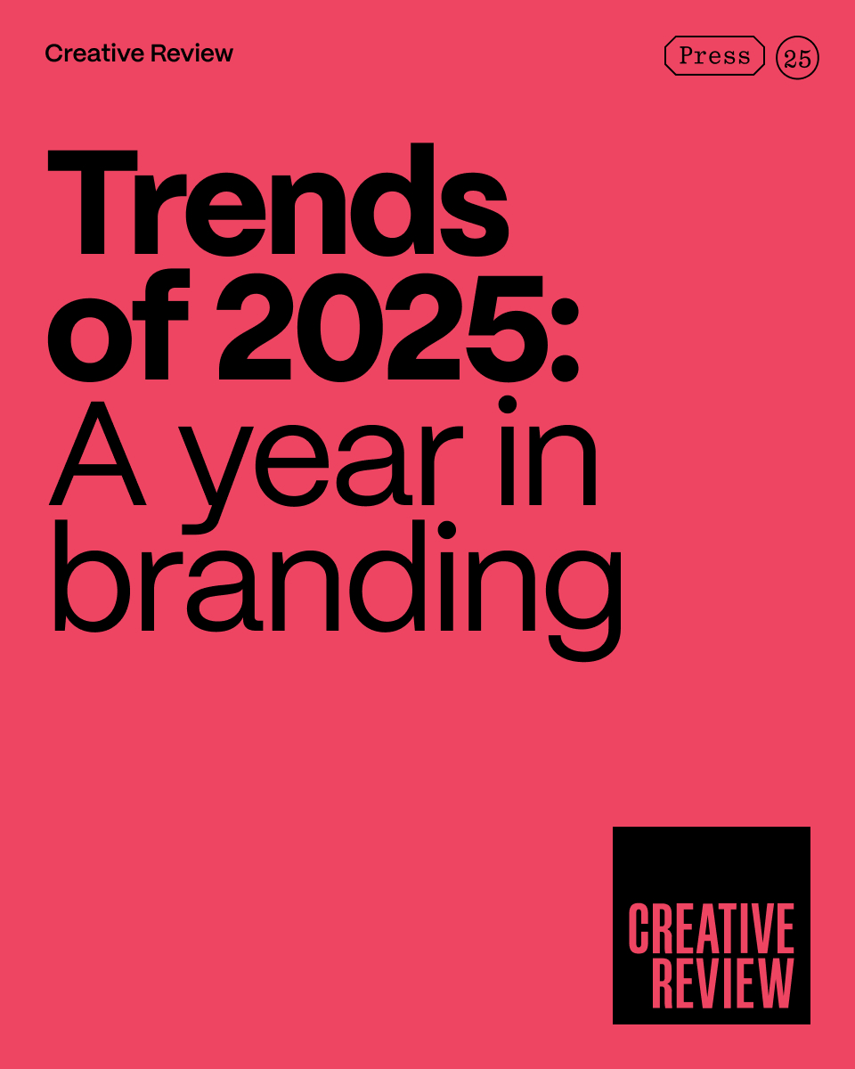 Visual title card stating words 'Trends of 2025: A Year in Branding'
