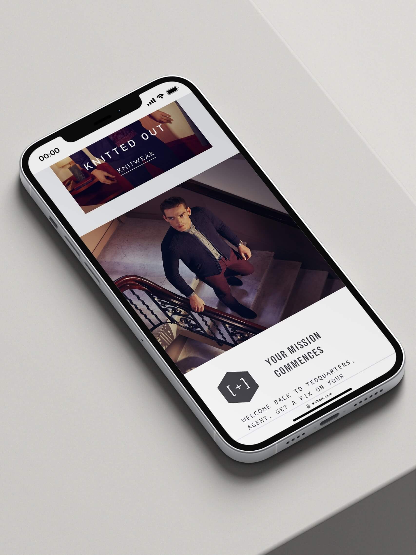 AW16 Menswear Landing Page
