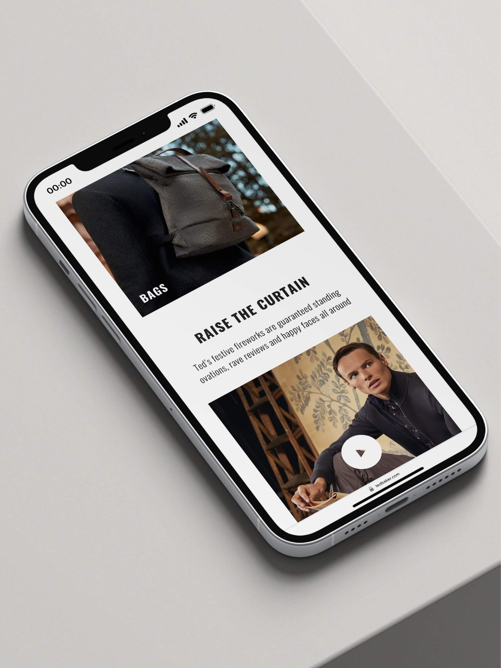AW17 Menswear Landing Page