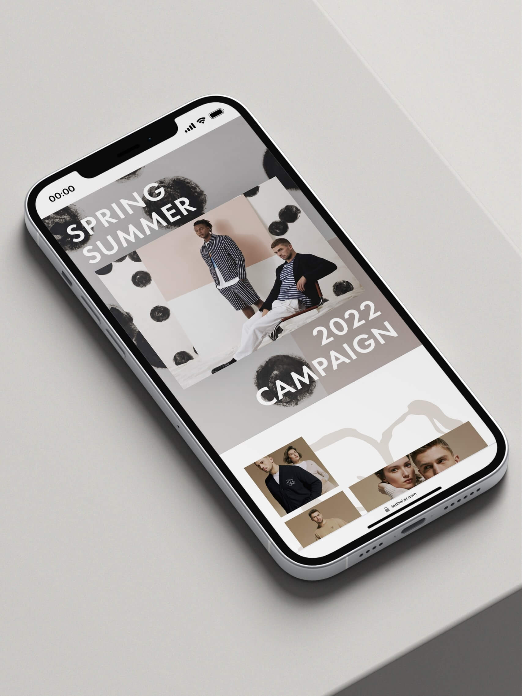 SS22 Menswear Landing Page