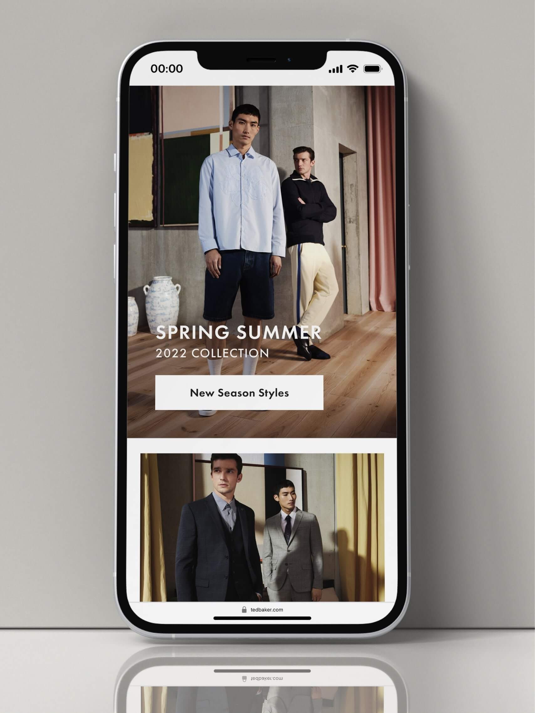 SS22 Menswear Landing Page