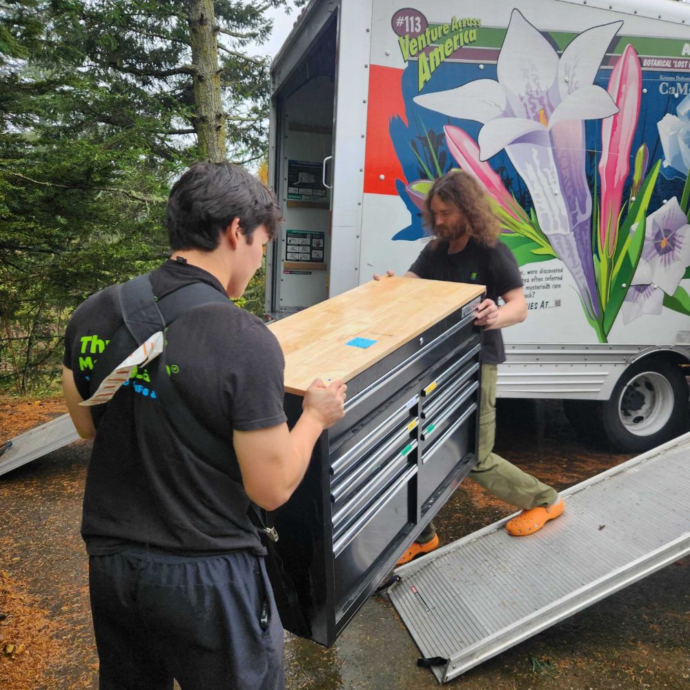 help unloading a moving truck