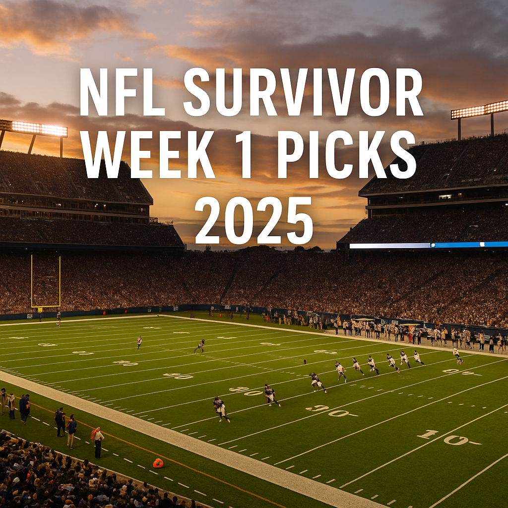 NFL Week 1 Survivor Pool Picks 2025 