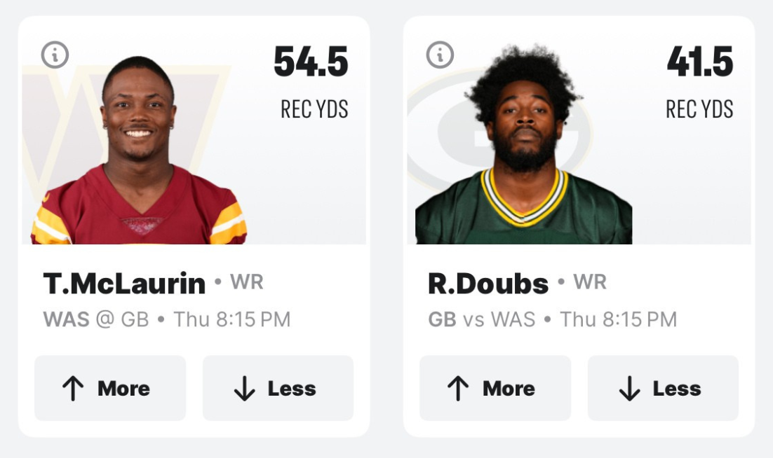 Commanders vs Packers_ Player Prop Predictions - Rec Yards