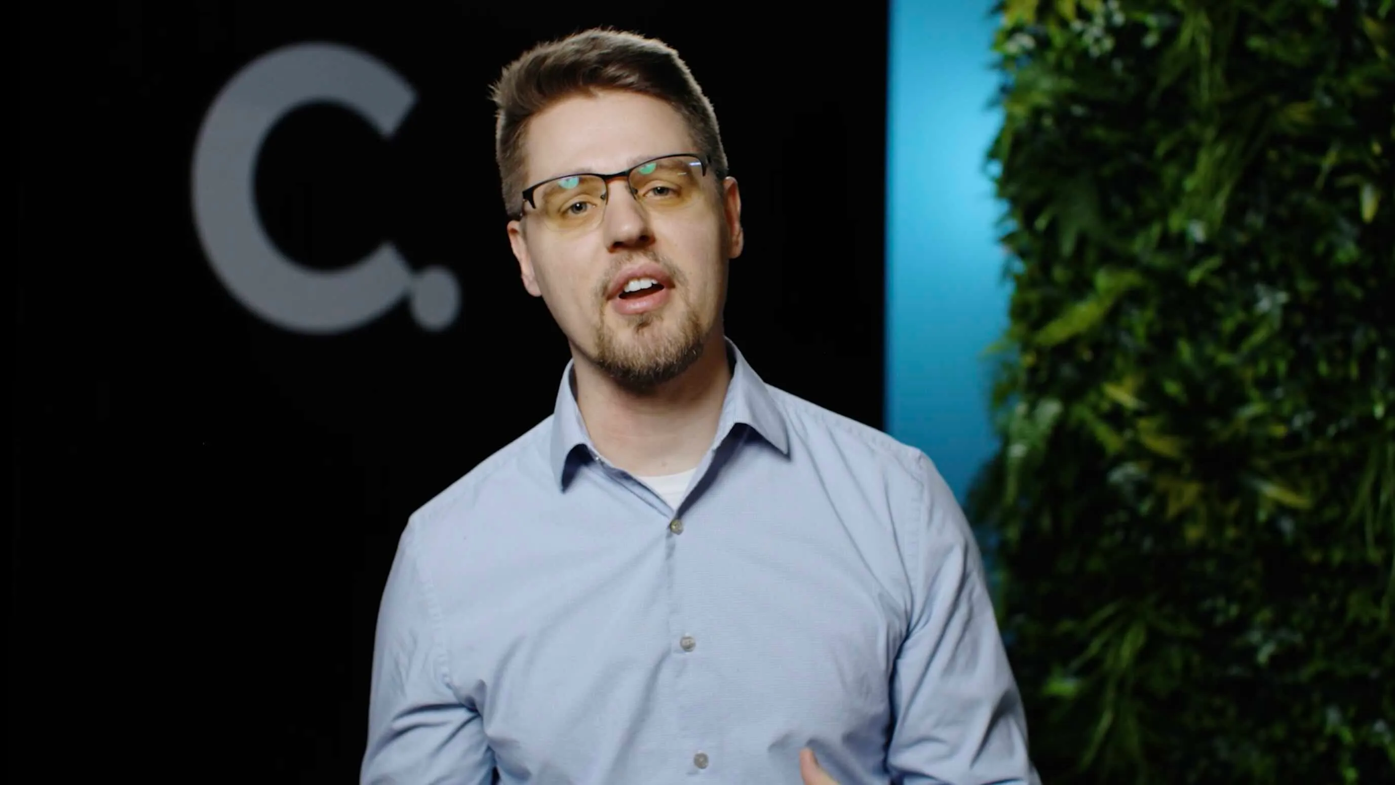 Kassi and Haven sitting in a video interview