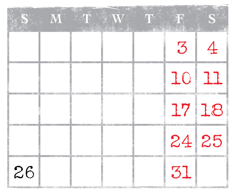 October 2025 Calendar