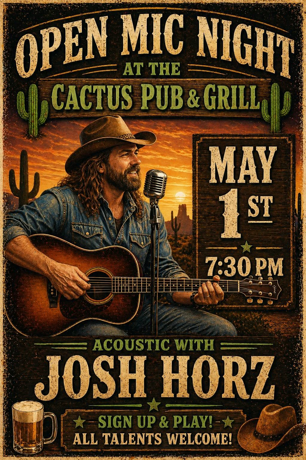 Open Mic Night Acoustic 