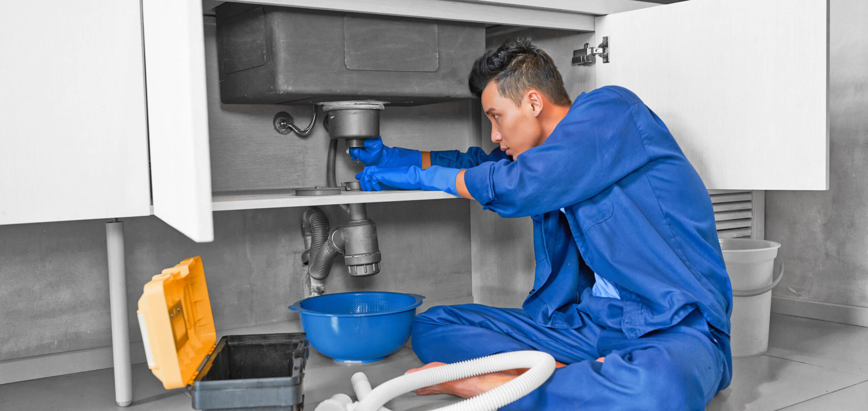 How to clean grease out of sink drains