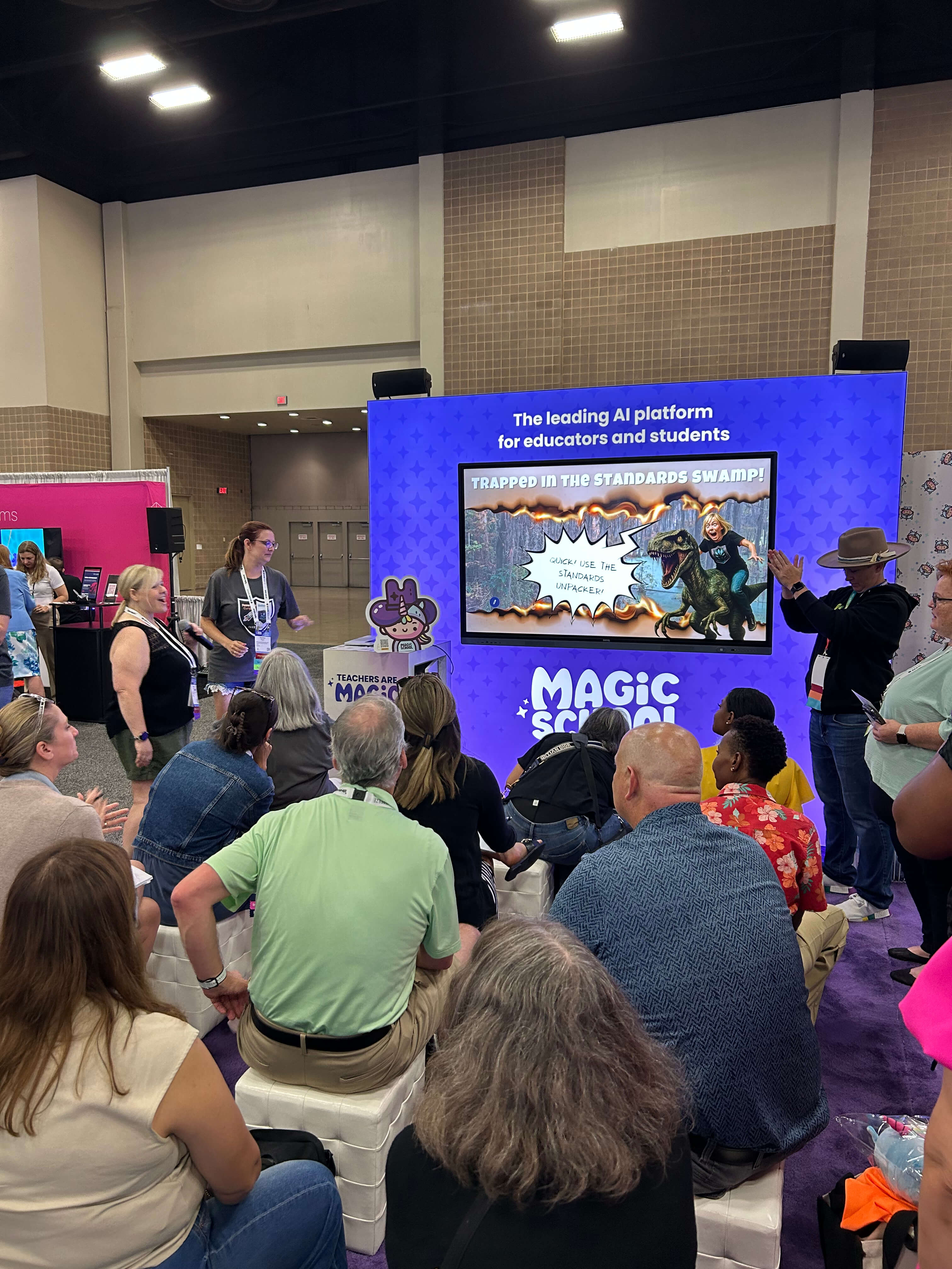 Session at the MagicSchool ISTE 2025 booth
