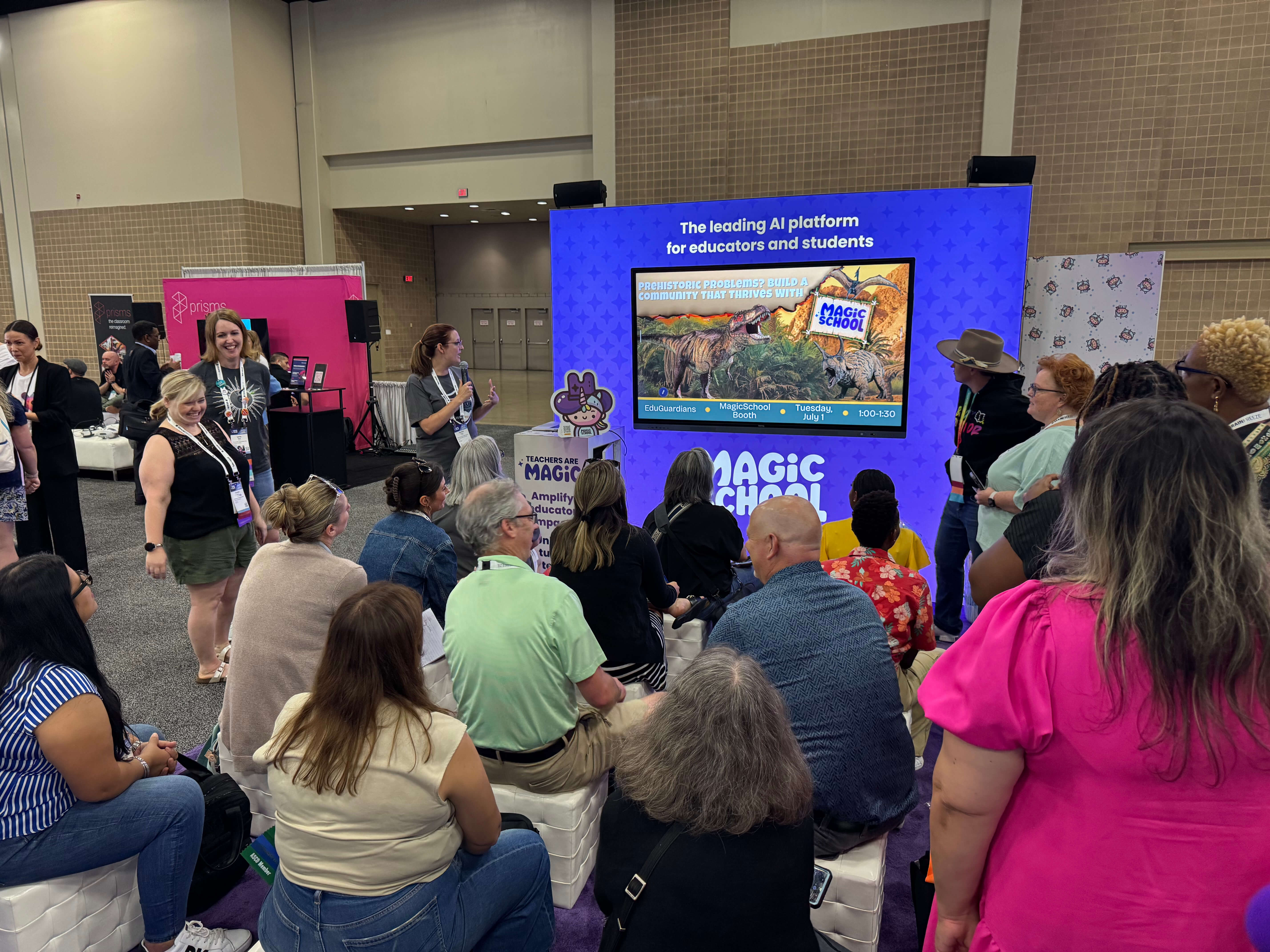 Session at MagicSchool ISTE booth
