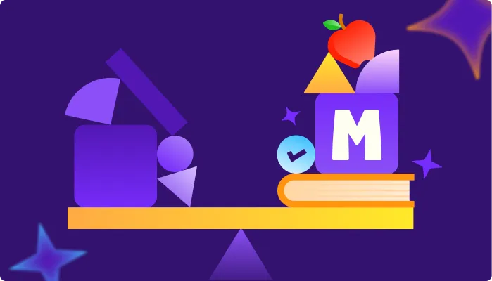 Illustration representing a comparison of AI platforms for education.