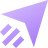 Purple arrow icon pointing up and to the right.