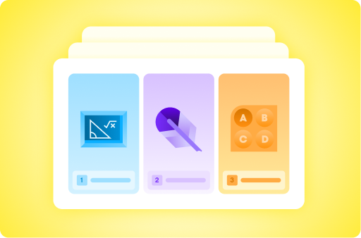 Grid of colorful icons representing teacher AI tools, with accompanying text highlighting access to over 80 tools designed to support instruction.