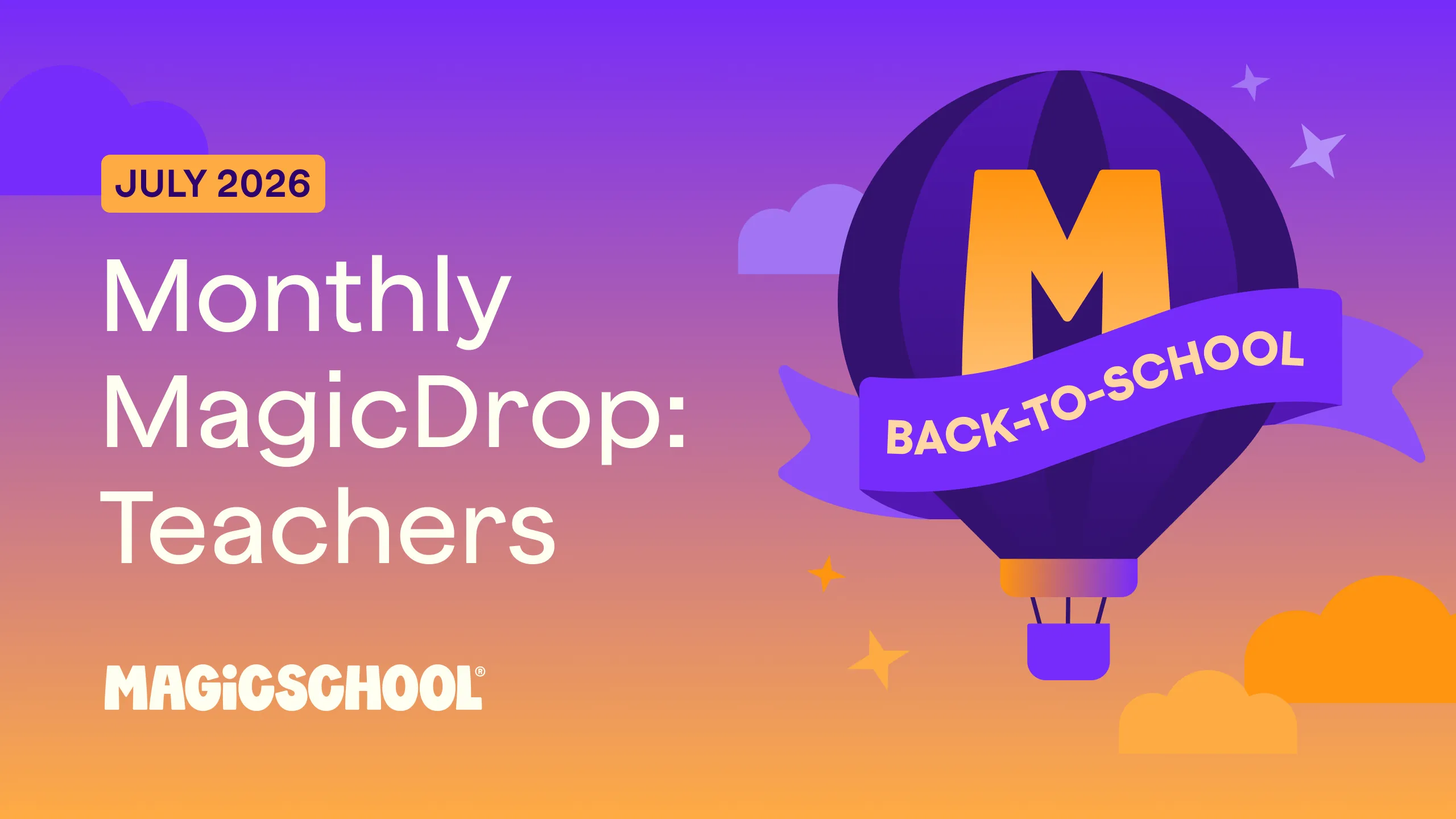 Tutorial: Navigating the Teacher Dashboard + Stylized graphic of MagicSchool platform and MagicSchool logo.