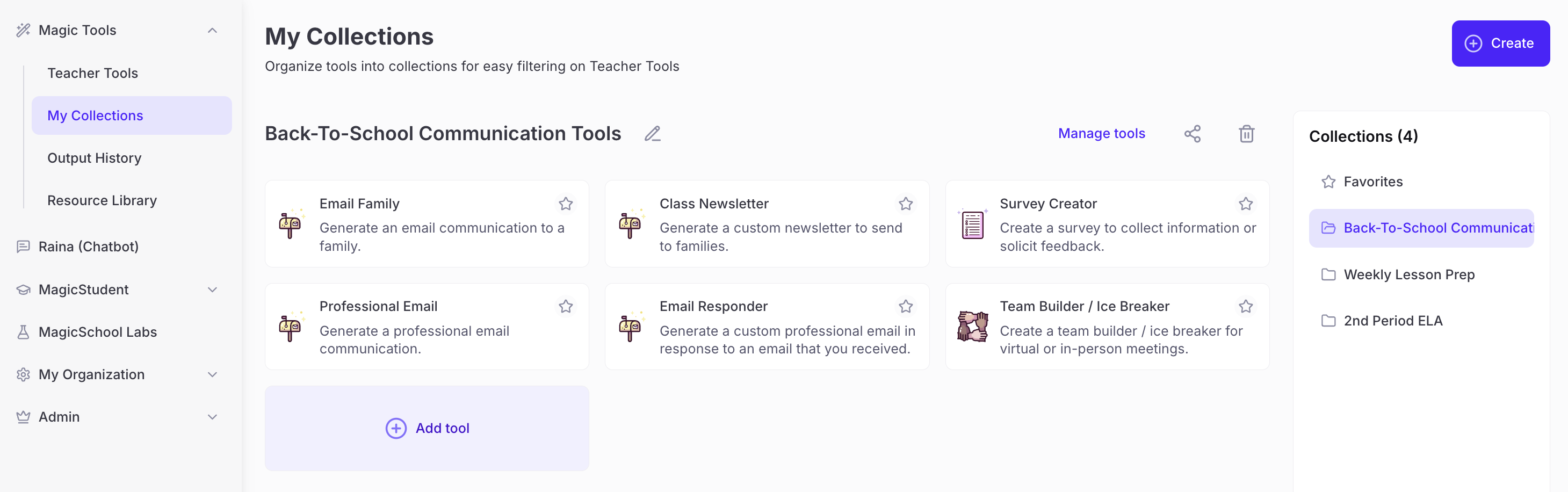 Screenshot of Back-To-School Communication Tools Collection