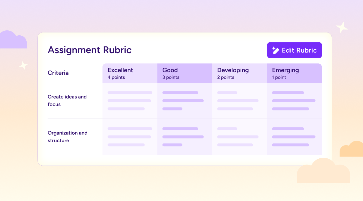 stylized graphic of product with rubric UI/UX