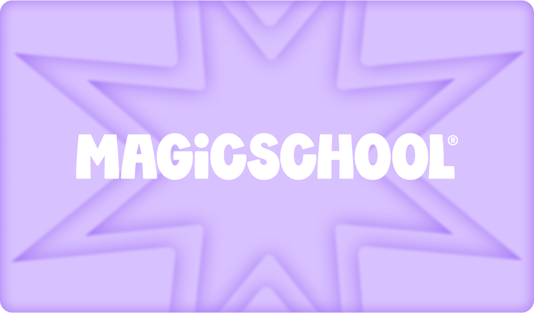 Light purple background with MagicSchool logo