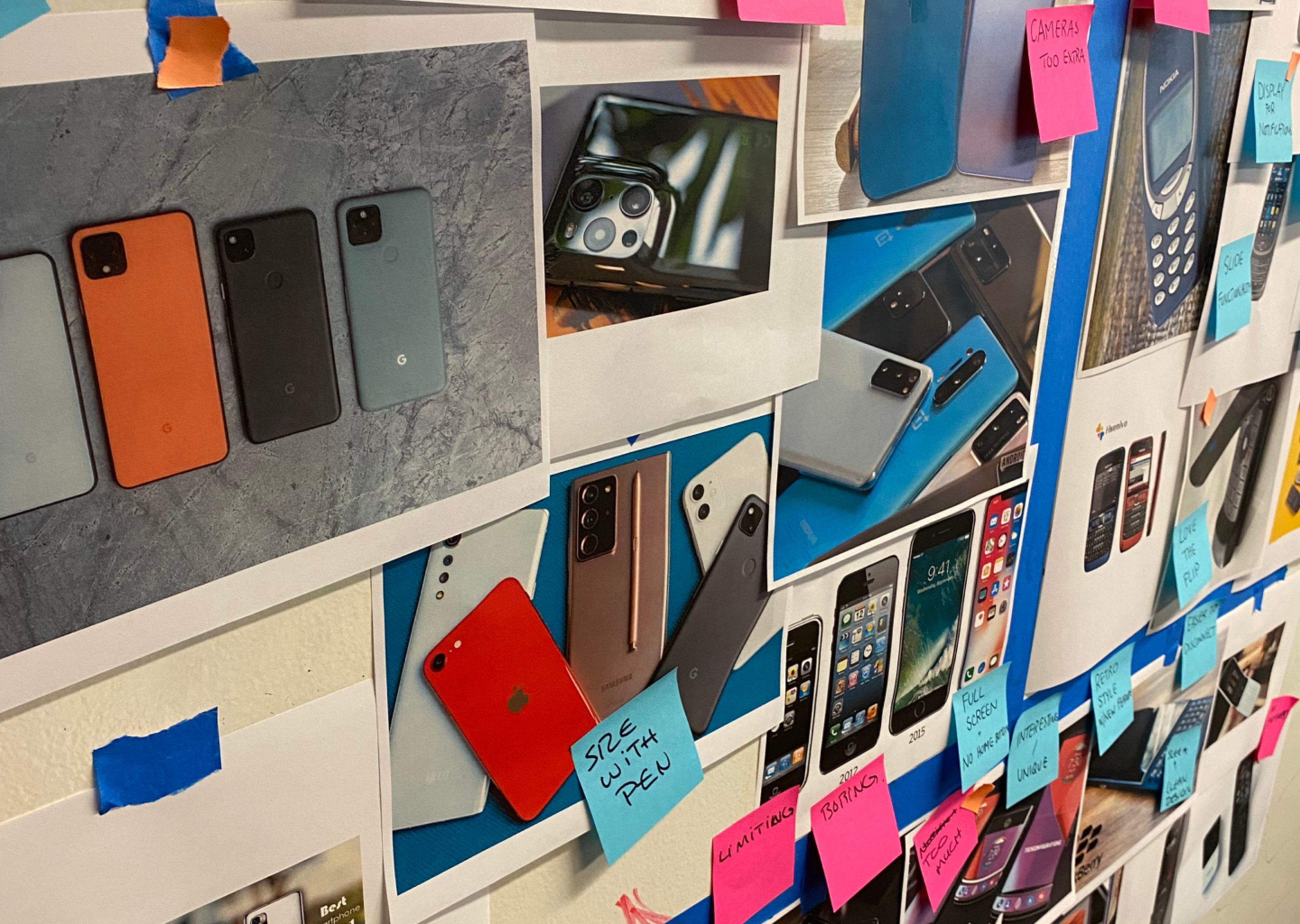 Through workshops and survey we uncovered that participants lacked enthusiasm towards newer phone models. This led us to explore solutions that revived user interest. We noticed an over-indexing on the user interface with almost no consideration for touch and physical interaction. 
